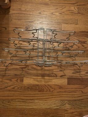 Metal Silver Colored Plate/Lid Holder Holder - Great for Kitchen Organization